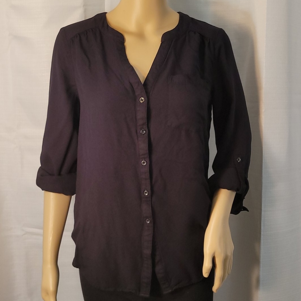 Black button up